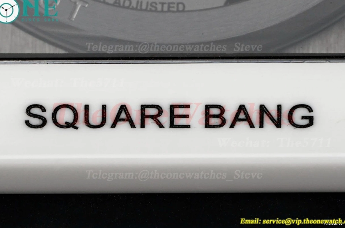 HUB1280A BBF RU White Cer Dial Unico Square Skeleton Bang 42mm 0521